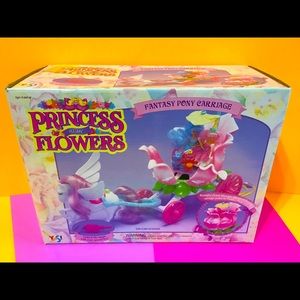 PRINCESS OF THE FLOWERS VTG90s Fantasy Pony Carri